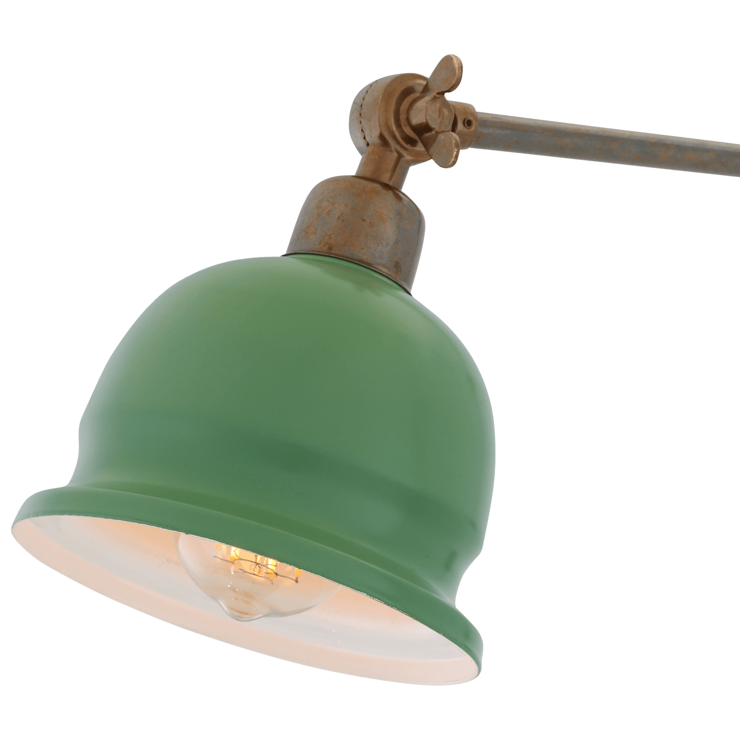 Adjustable Arm Picture Light With Brass Shade - Bilden Home & Hardware Market