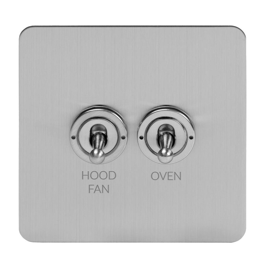 Aged Brass Toggle Light Switch Smart Home System Compatible - Bilden Home & Hardware Market