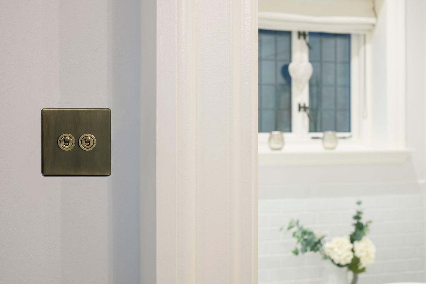 Antique Brass Toggle Light Switch Smart Home System Compatible - Bilden Home & Hardware Market