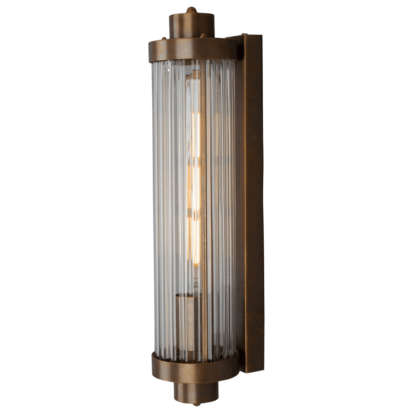 Art Deco Brass Bathroom Wall Light - Bilden Home & Hardware Market