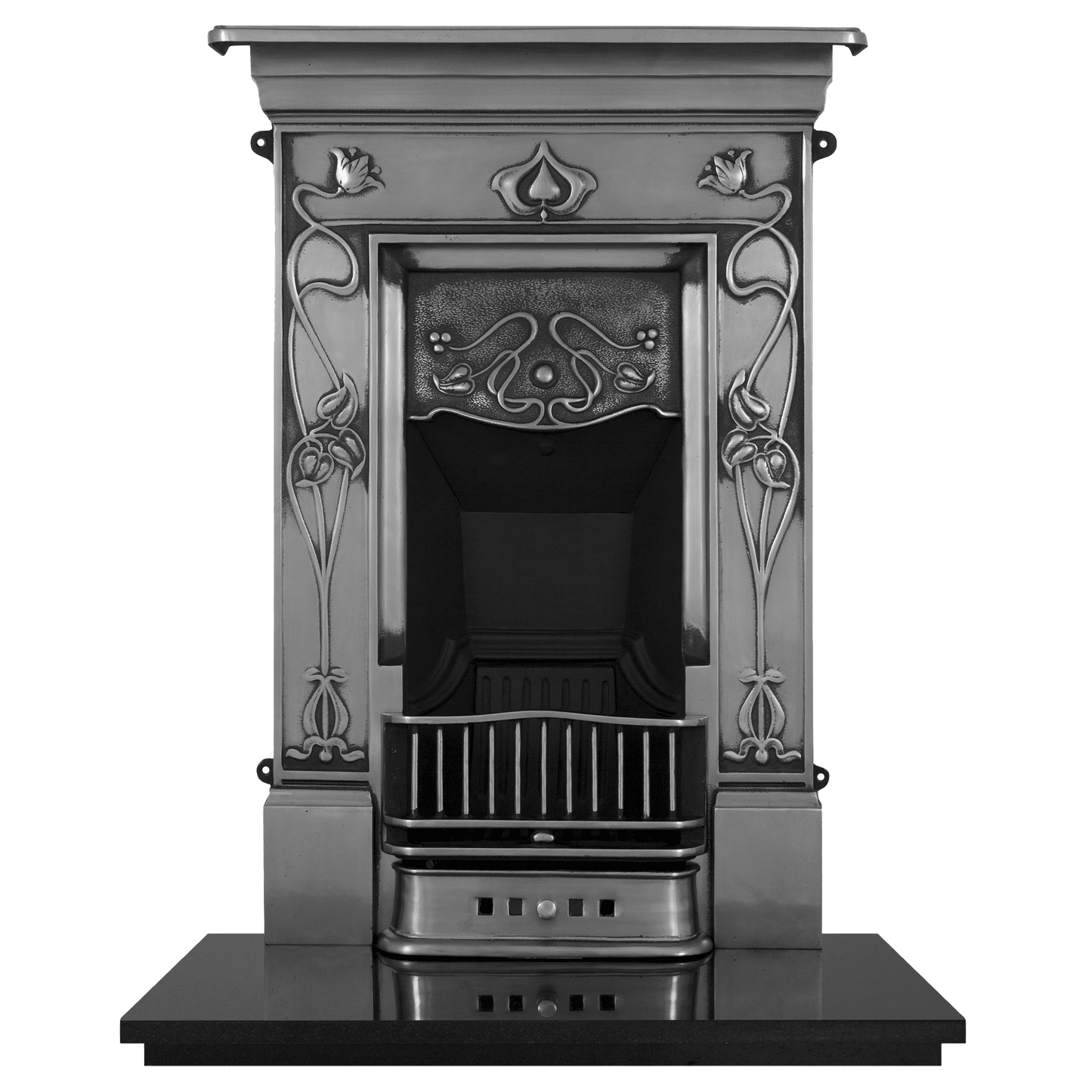 Art Nouveau Cast Iron Combination Fireplace - Bilden Home & Hardware Market