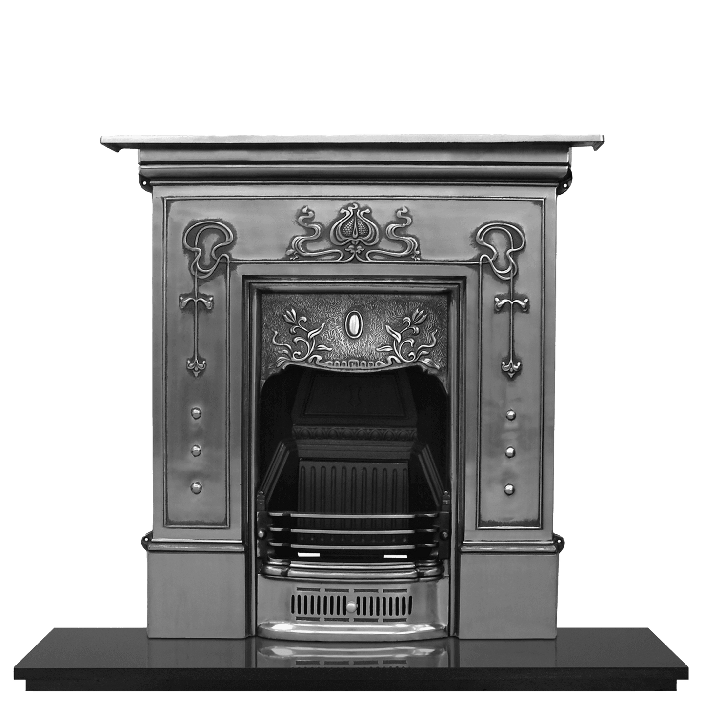 Bella Art Nouveau Cast Iron Fireplace - Bilden Home & Hardware Market