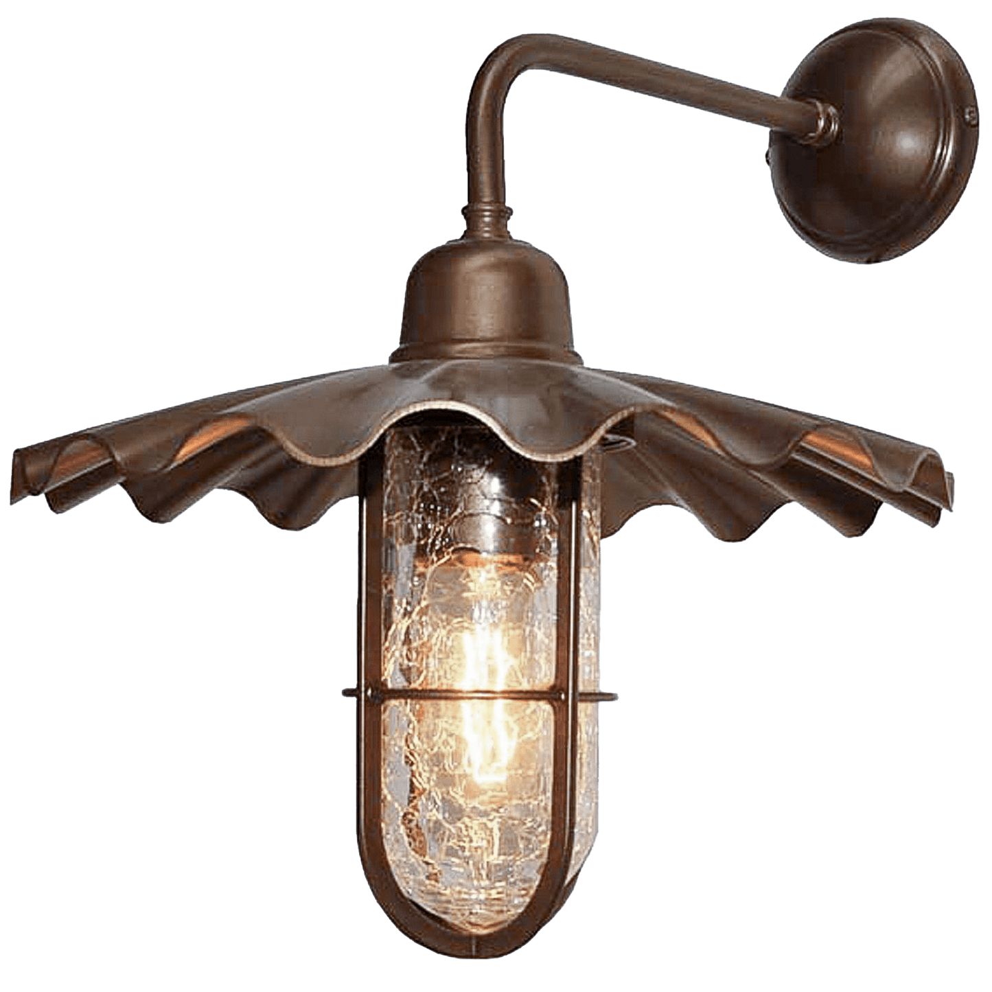 Ardle Brass Scallop Wall Light - Bilden Home & Hardware Market