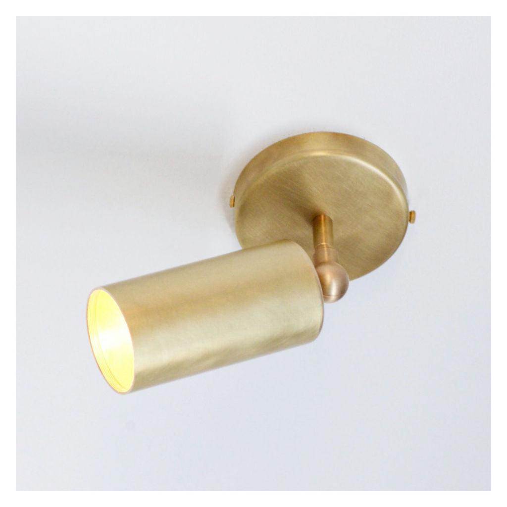 Brushed brass adjustable Spotlight