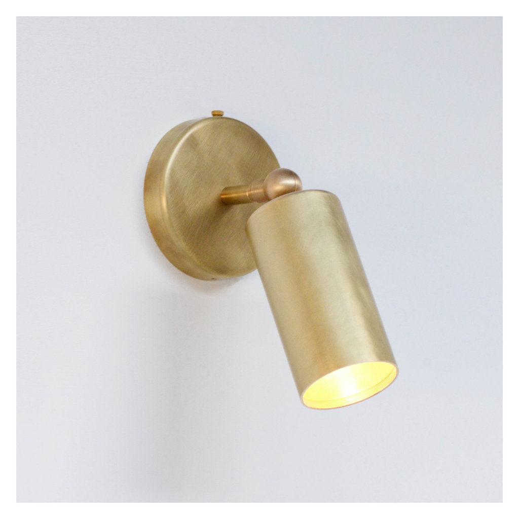 Brushed brass adjustable Spotlight