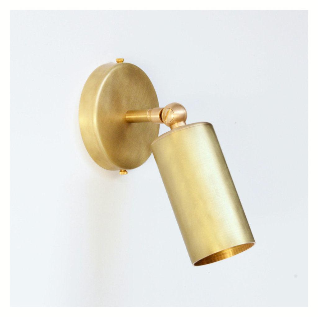 Brushed brass adjustable Spotlight