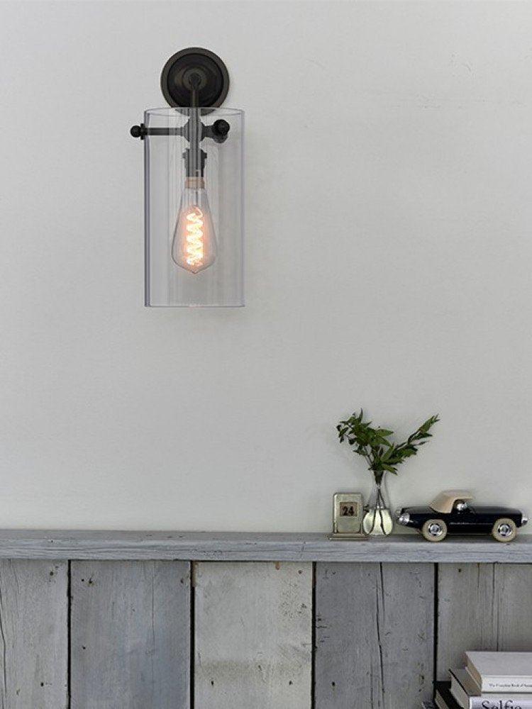 Clear Glass Bathroom Wall Light Sellack - Bilden Home & Hardware Market