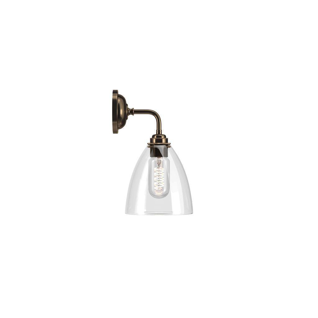 Clear Glass Contemporary Wall Light Ledbury - Bilden Home & Hardware Market