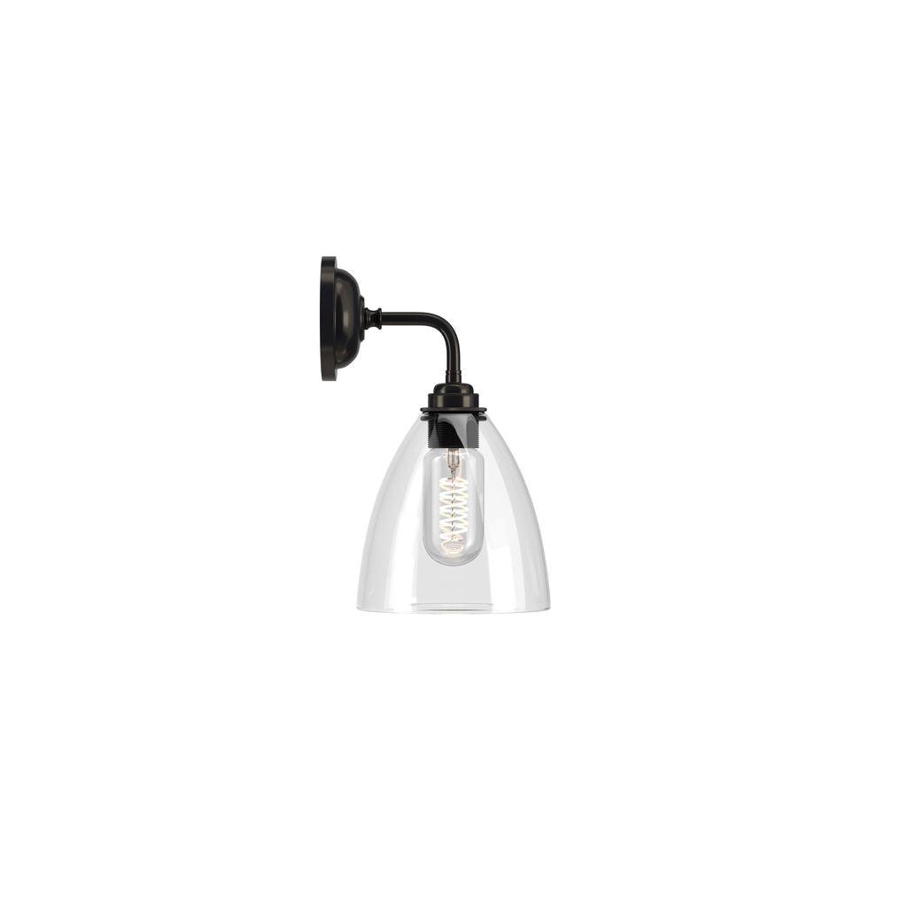 Clear Glass Contemporary Wall Light Ledbury - Bilden Home & Hardware Market