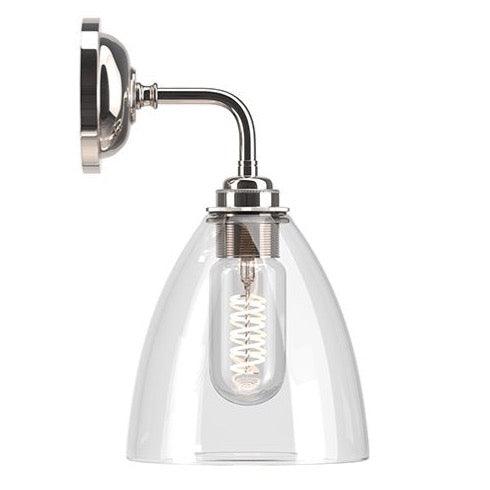 Clear Glass Contemporary Wall Light Ledbury - Bilden Home & Hardware Market