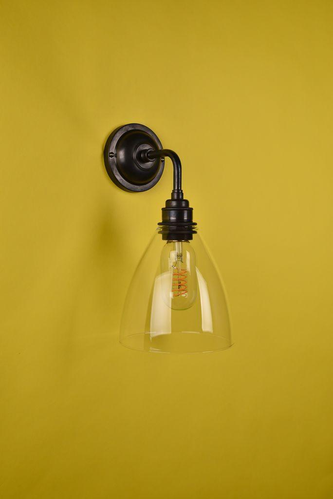 Clear Glass Contemporary Wall Light Ledbury - Bilden Home & Hardware Market