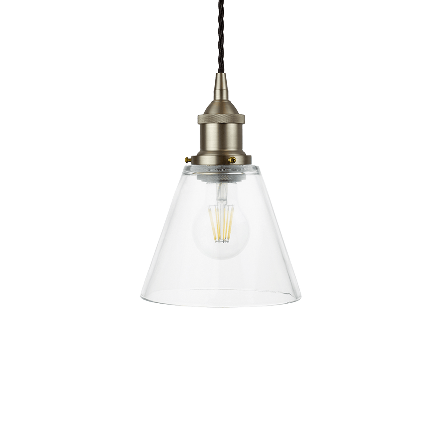 Clear Glass Pendant Light - Bilden Home & Hardware Market