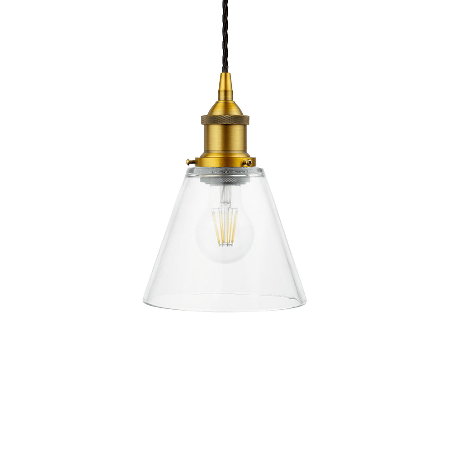 Clear Glass Pendant Light - Bilden Home & Hardware Market