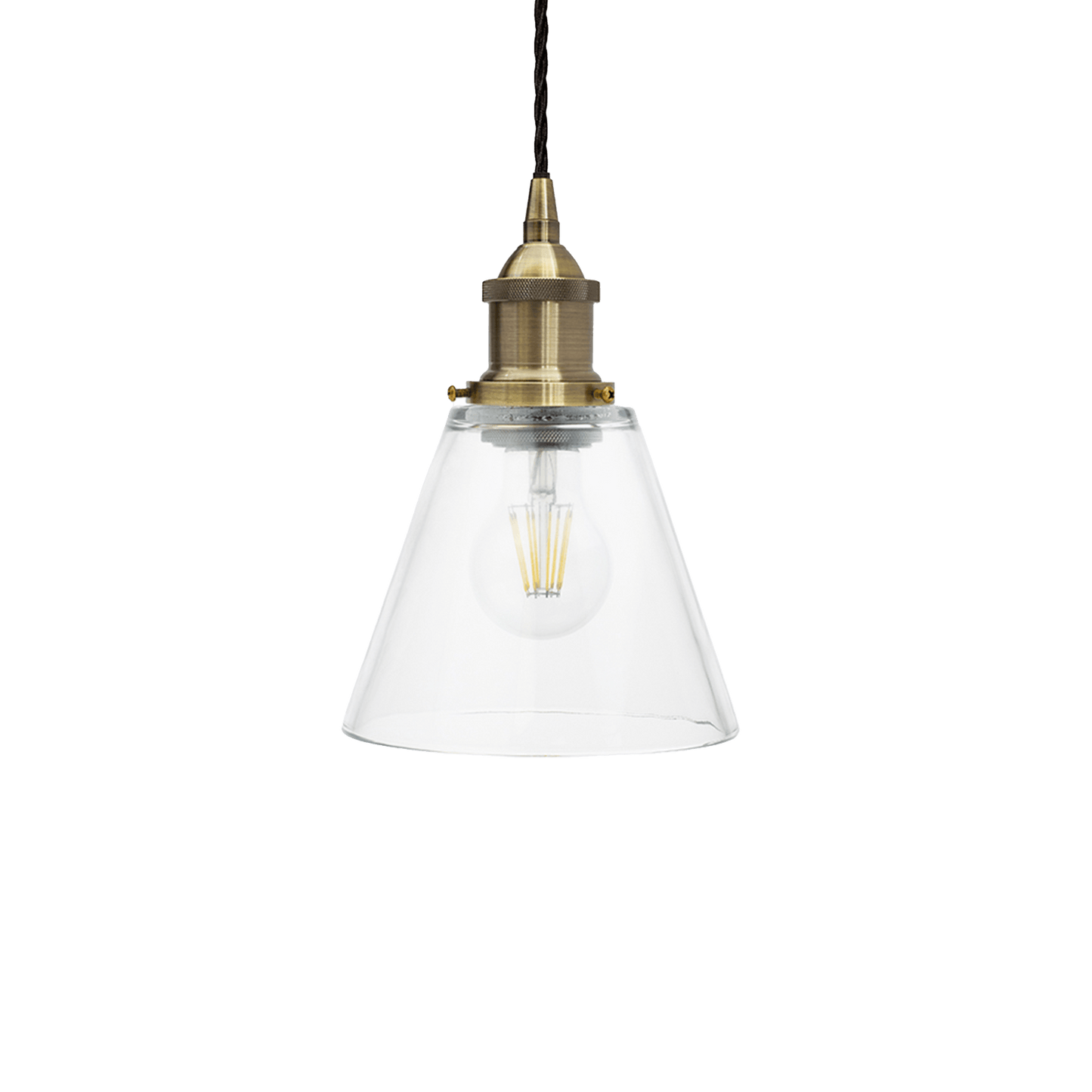 Clear Glass Pendant Light - Bilden Home & Hardware Market