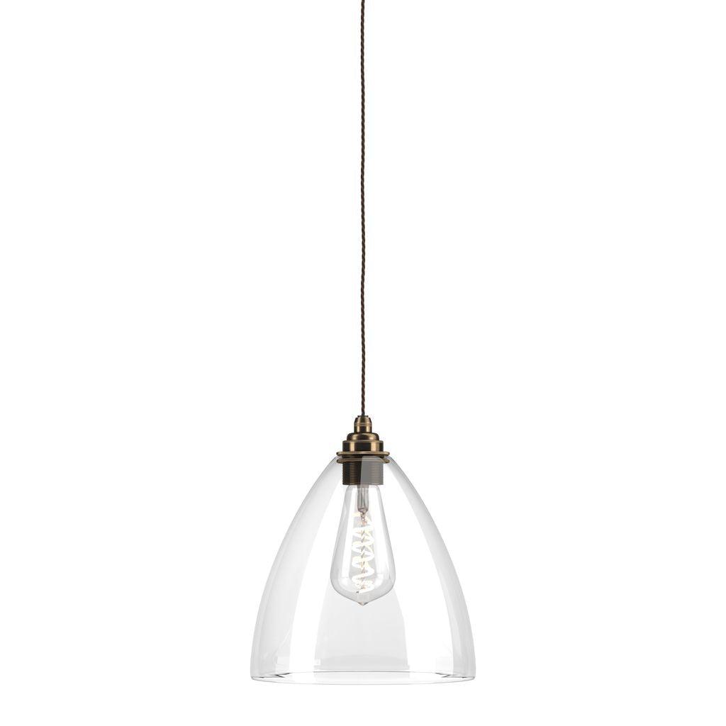 Clear Glass Pendant Light Ledbury - Bilden Home & Hardware Market