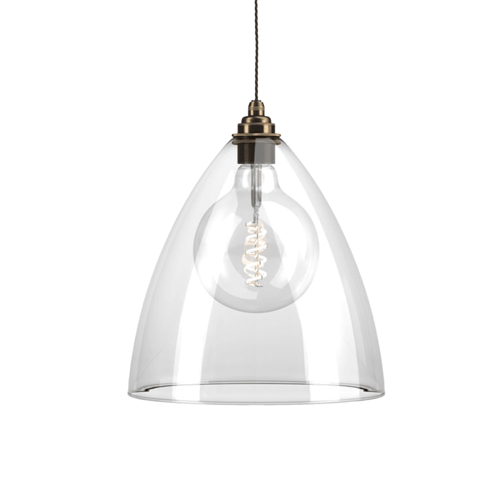 Clear Glass Pendant Light Ledbury - Bilden Home & Hardware Market