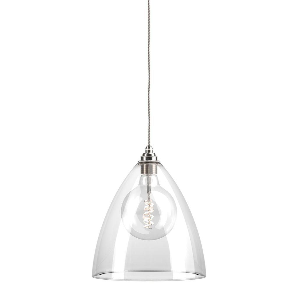 Clear Glass Pendant Light Ledbury - Bilden Home & Hardware Market