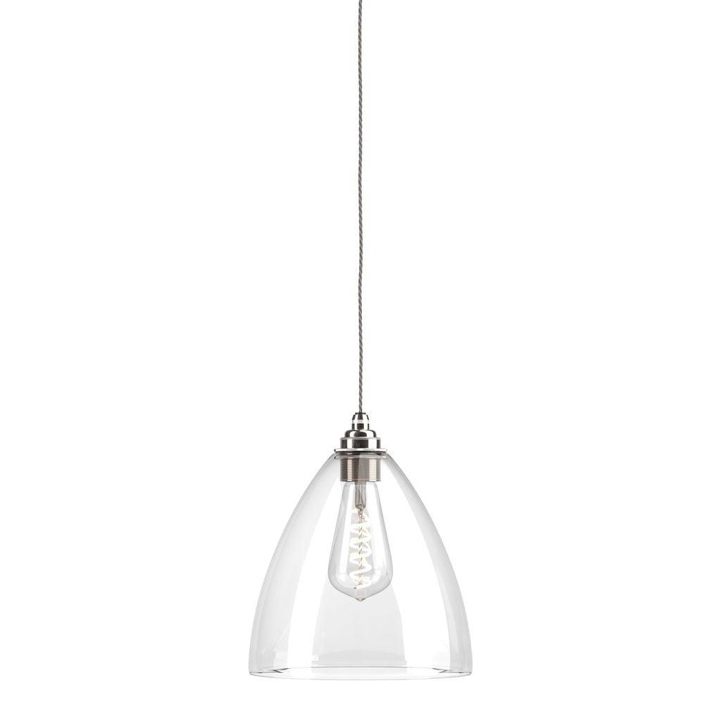 Clear Glass Pendant Light Ledbury - Bilden Home & Hardware Market
