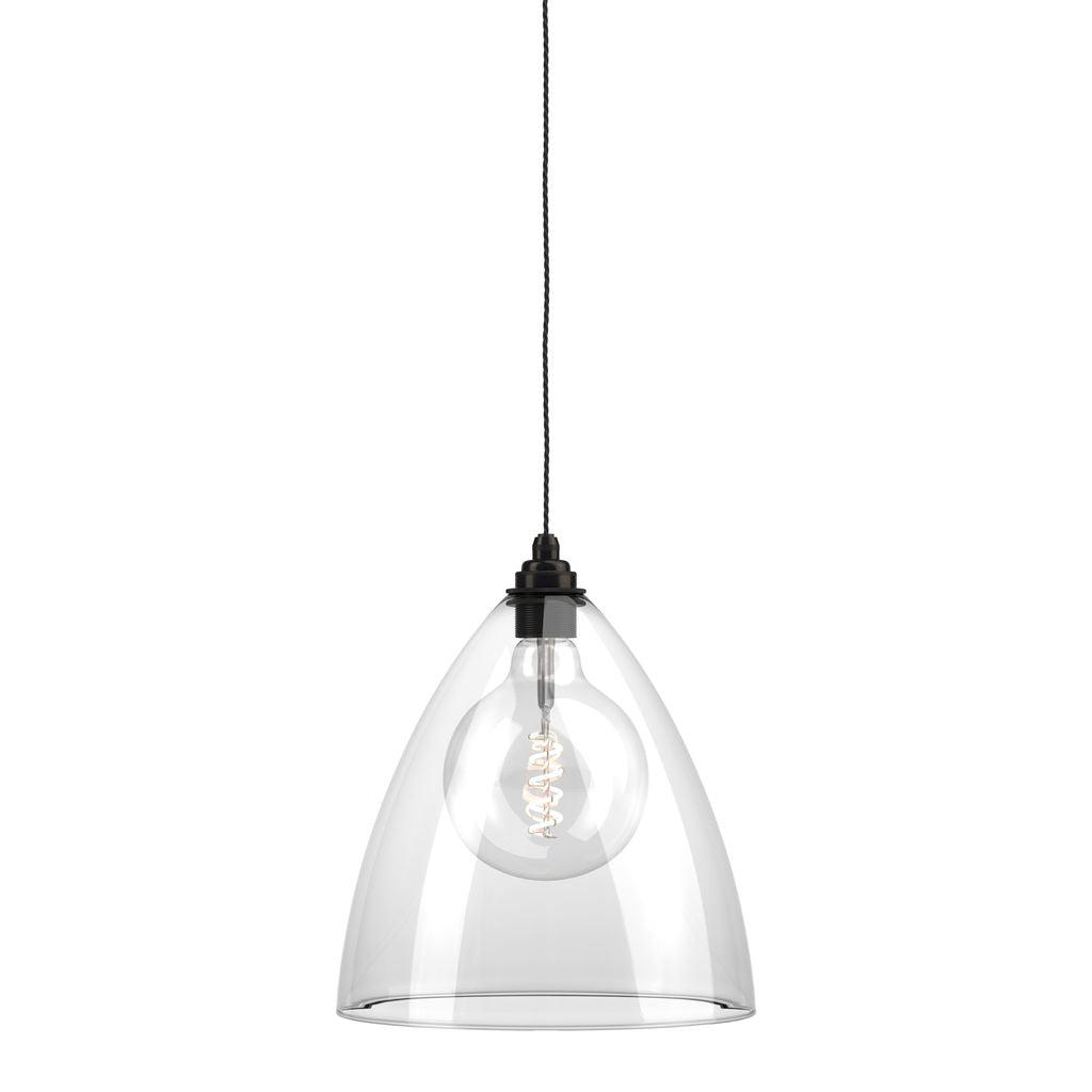 Clear Glass Pendant Light Ledbury - Bilden Home & Hardware Market