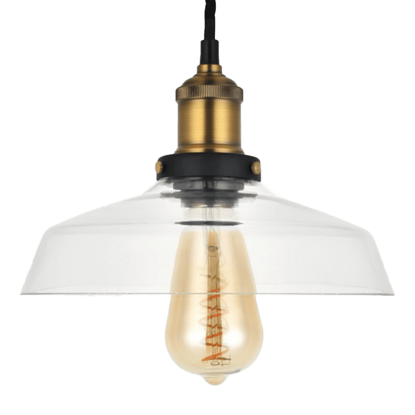 Clear Glass Step Pendant Light - Bilden Home & Hardware Market