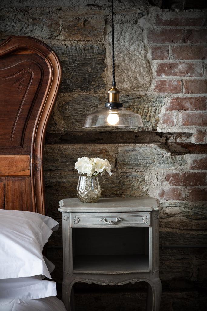 Clear Glass Step Pendant Light - Bilden Home & Hardware Market