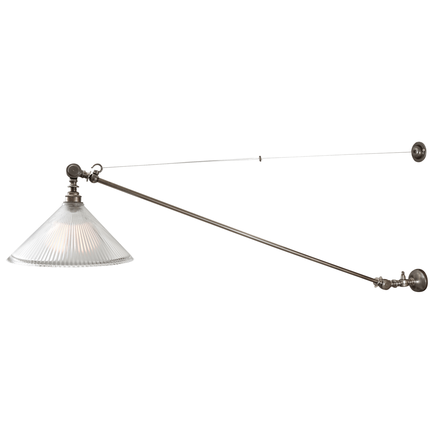 Coolie Glass Adjustable Wall Light - Bilden Home & Hardware Market