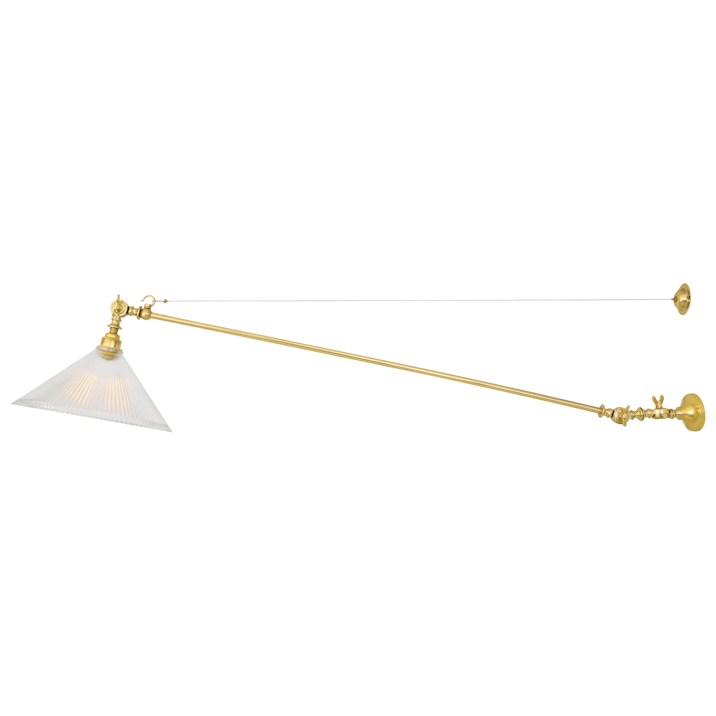 Coolie Glass Adjustable Wall Light - Bilden Home & Hardware Market