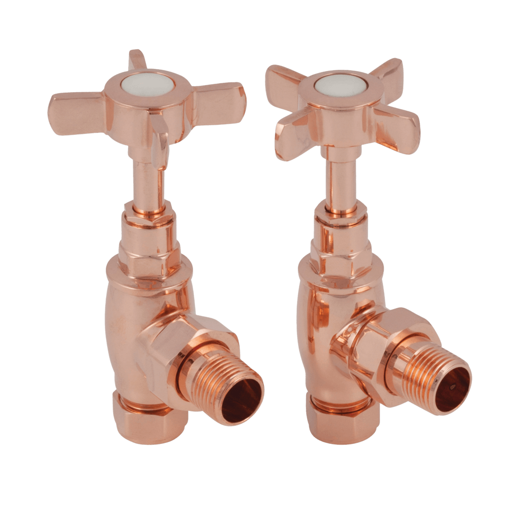 Copper manual radiator valve