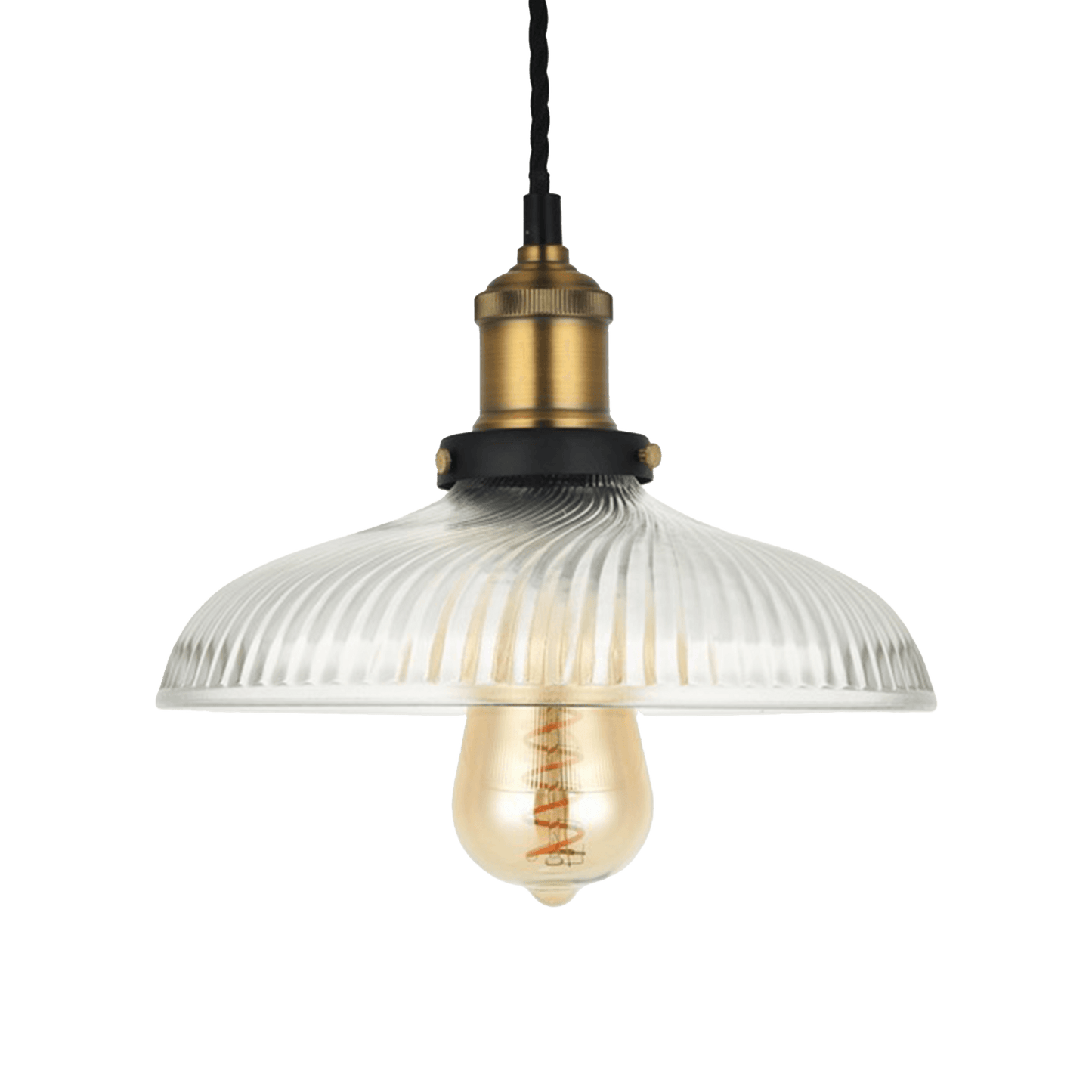 Dome Etched Glass Pendant Light - Bilden Home & Hardware Market