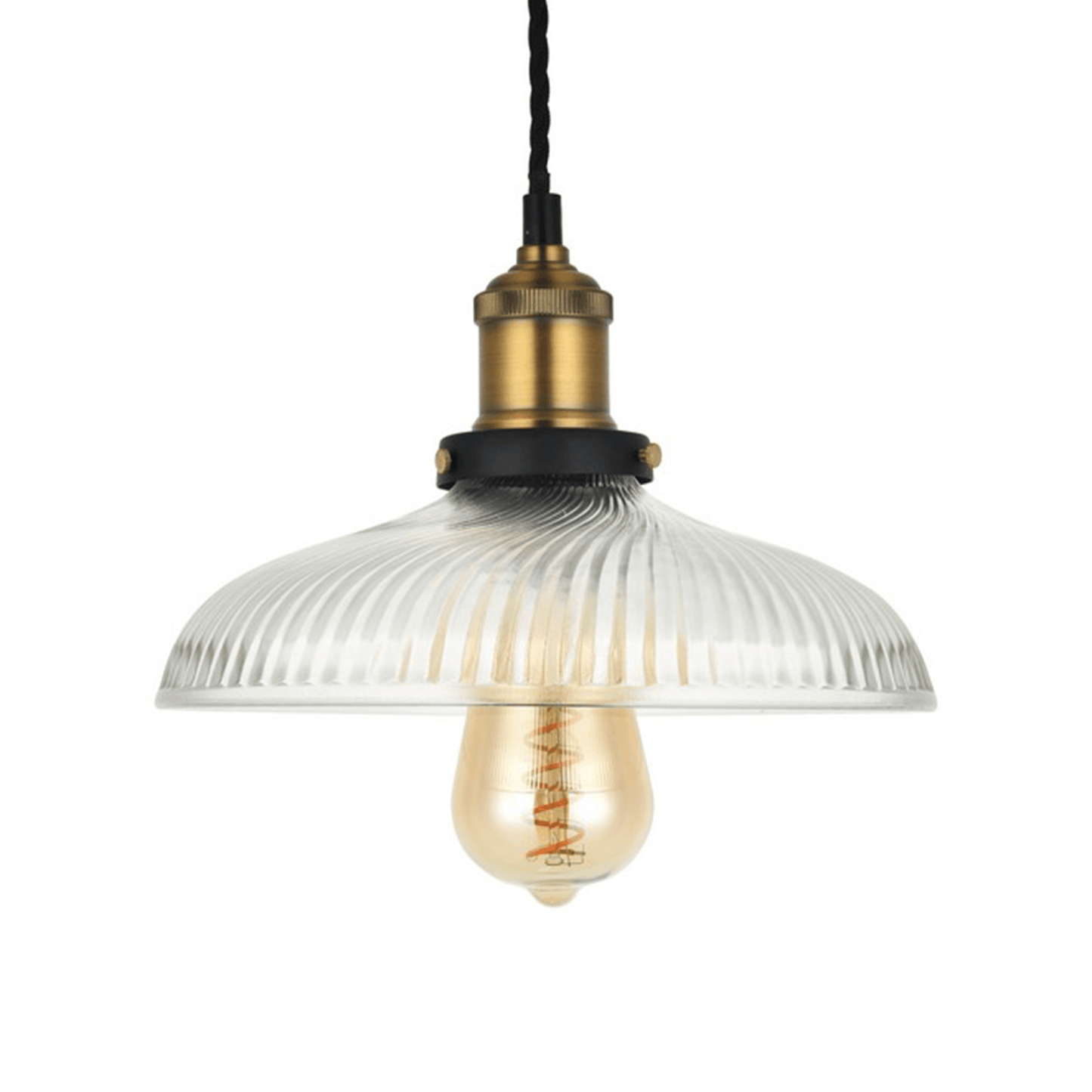 Dome Etched Glass Pendant Light - Bilden Home & Hardware Market