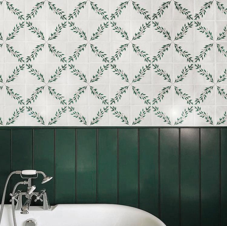 Floreale Hand Painted Tile - Bilden Home & Hardware Market