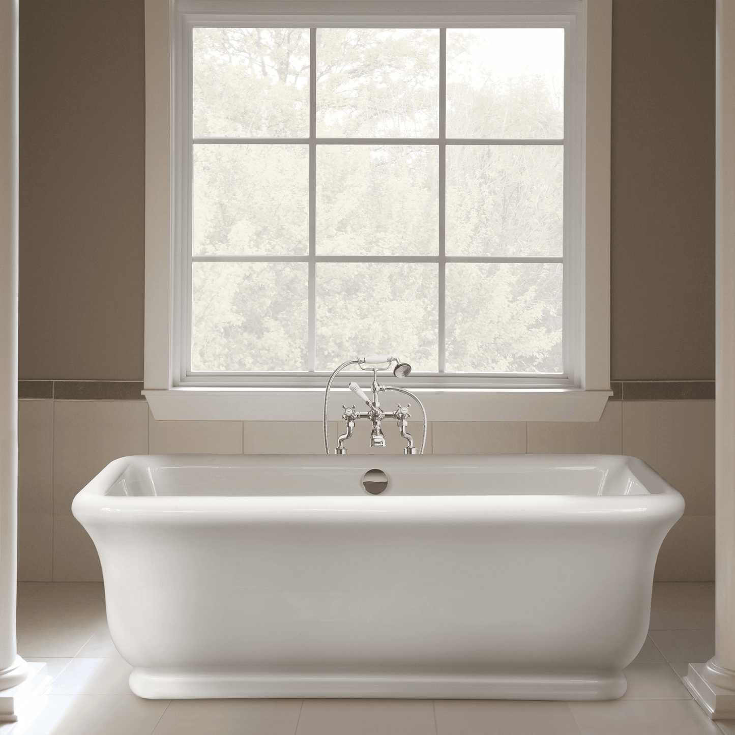 Freestanding Fireclay Style Roll-top Bath - Bilden Home & Hardware Market
