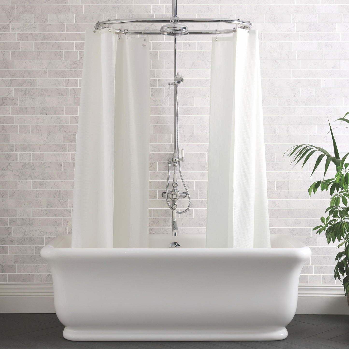 Freestanding Fireclay Style Roll-top Bath - Bilden Home & Hardware Market