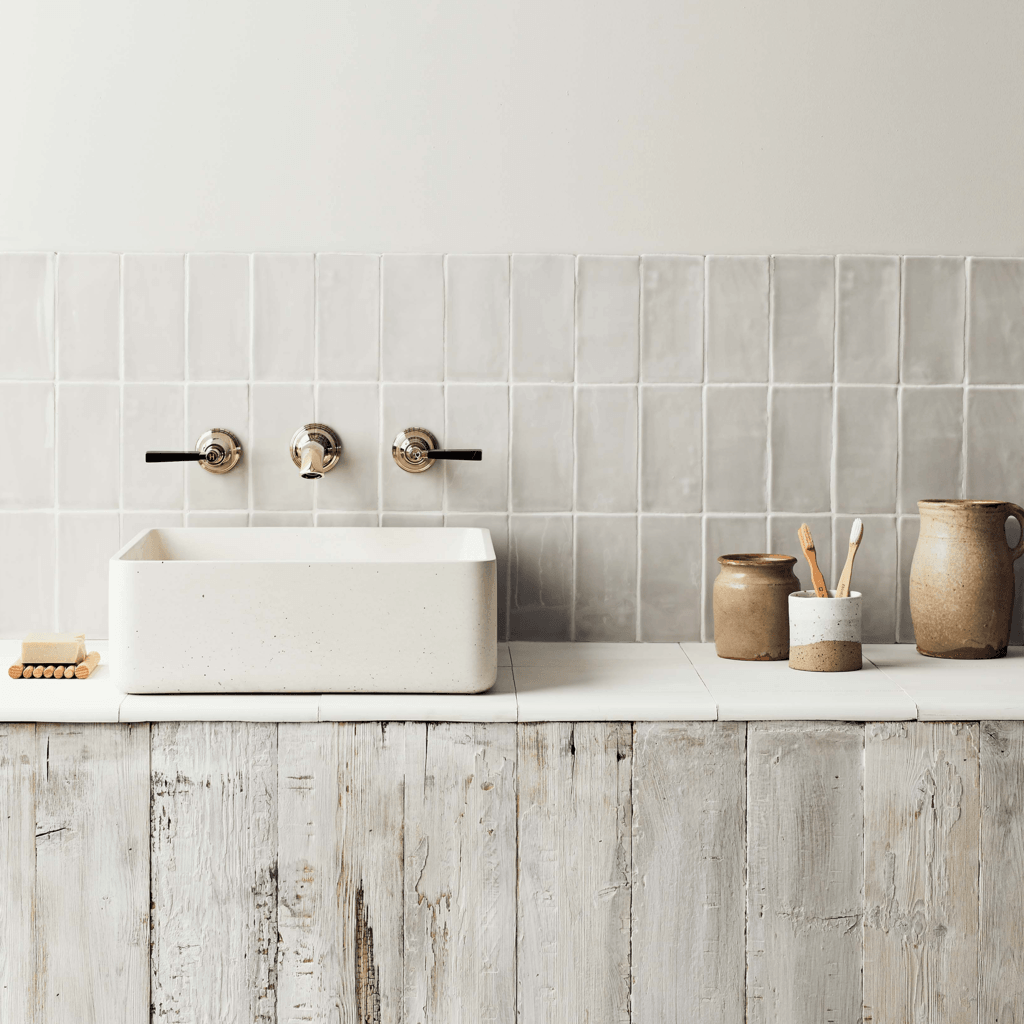 French Grey Glazed Rectangular Tiles - Bilden Home & Hardware Market