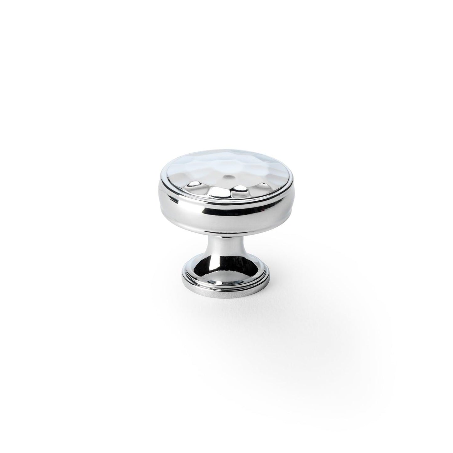 Hammered Cupboard Knob on Stepped Rose - Bilden Home & Hardware Market