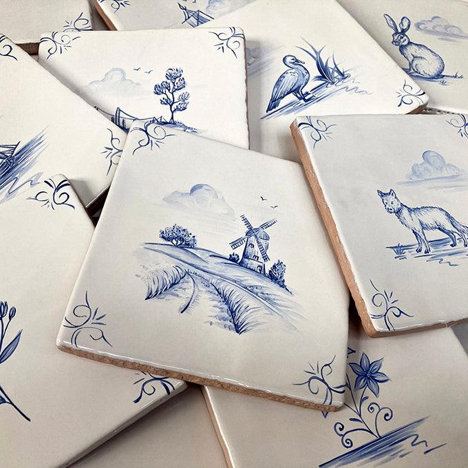 Hand Painted Delft Tiles - Bilden Home & Hardware Market