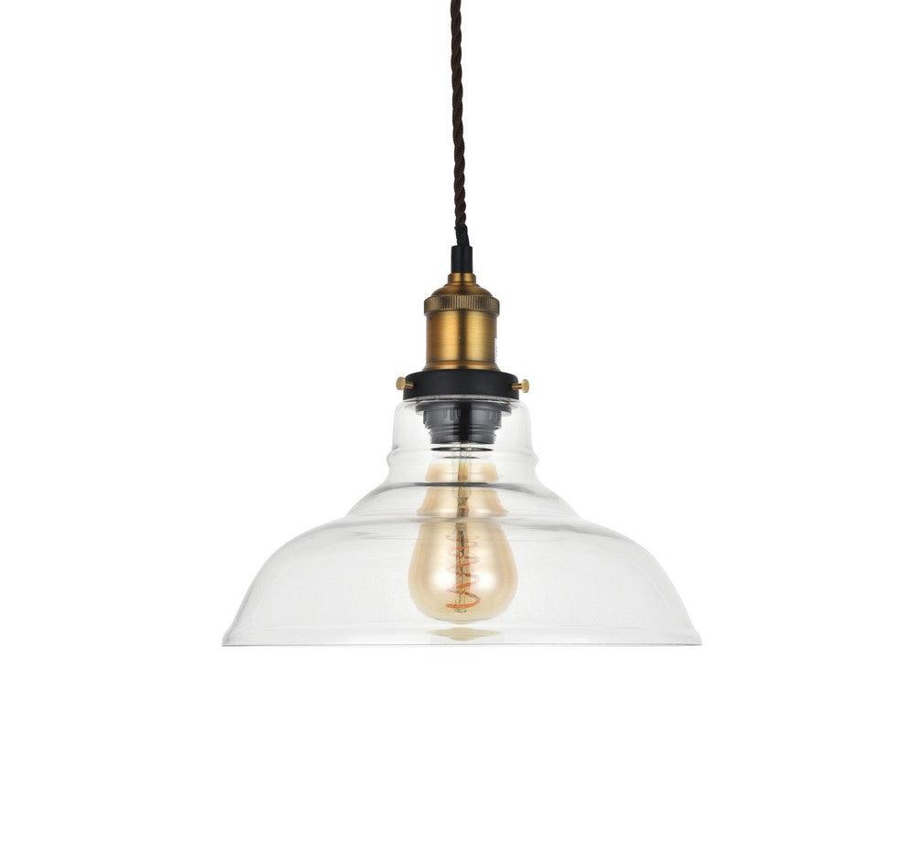 Industrial Clear Glass Pendant Light - Bilden Home & Hardware Market