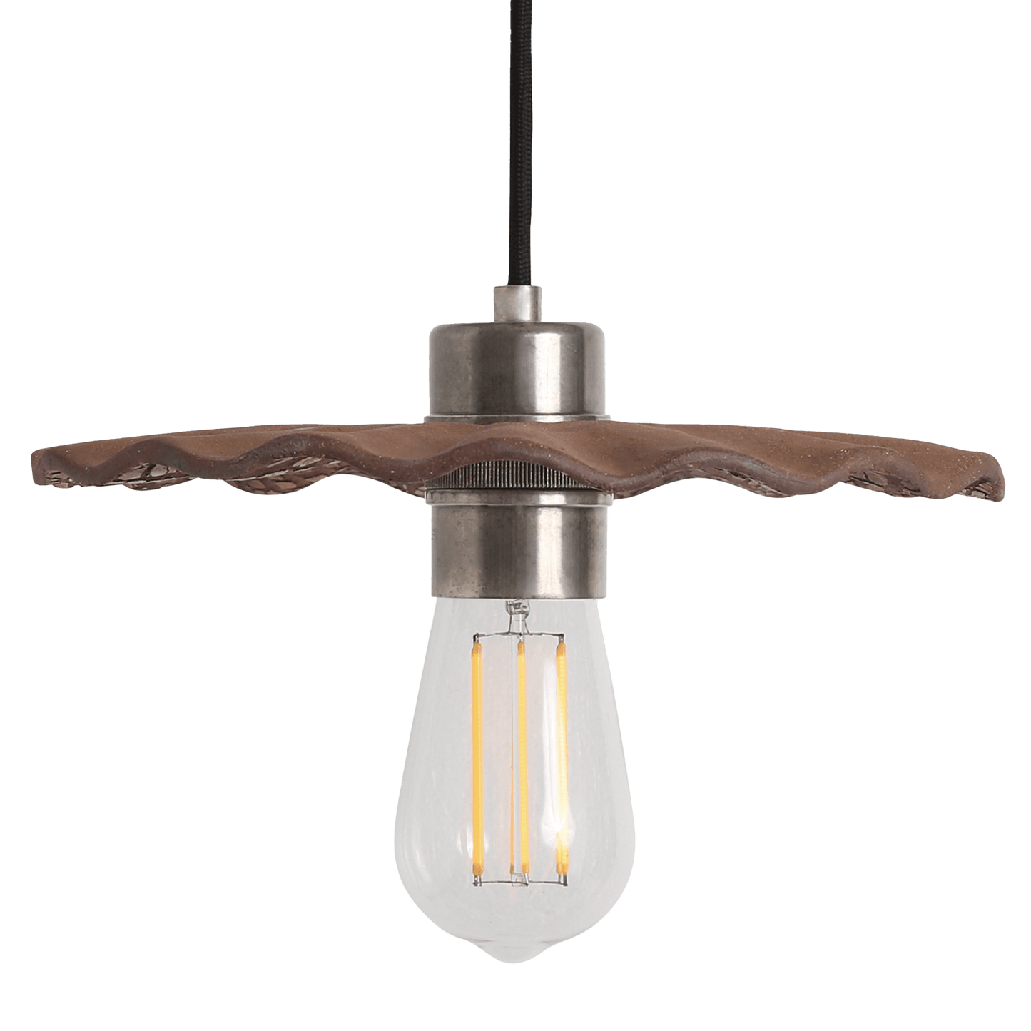 Kapok Ceramic Scallop Pendant Light - Bilden Home & Hardware Market