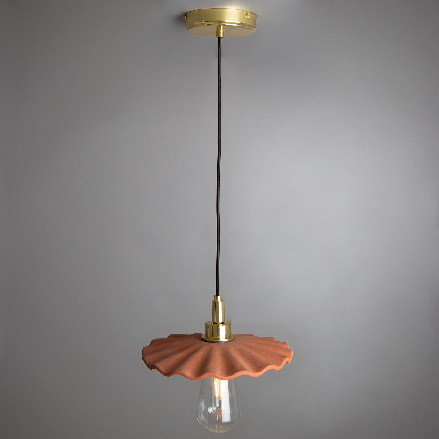 Kapok Ceramic Scallop Pendant Light - Bilden Home & Hardware Market