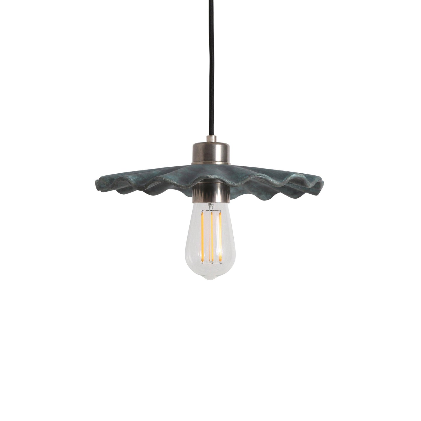 Kapok Ceramic Scallop Pendant Light - Bilden Home & Hardware Market