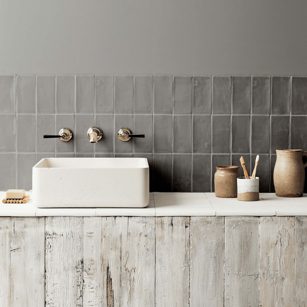 Limestone Grey Glazed Rectangular Tiles - Bilden Home & Hardware Market
