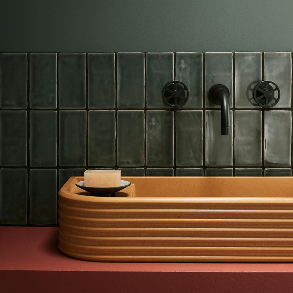Livid Green Glazed Rectangular Tiles - Bilden Home & Hardware Market