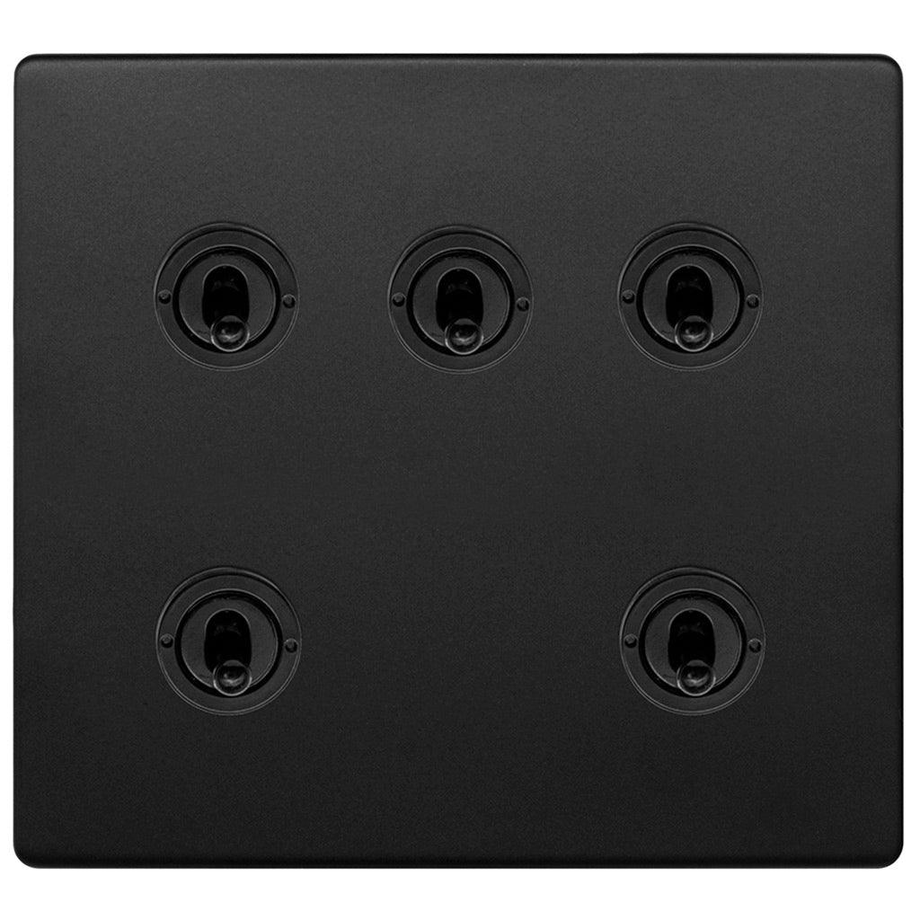 Matt Black Dimming Toggle Light Switch - Bilden Home & Hardware Market