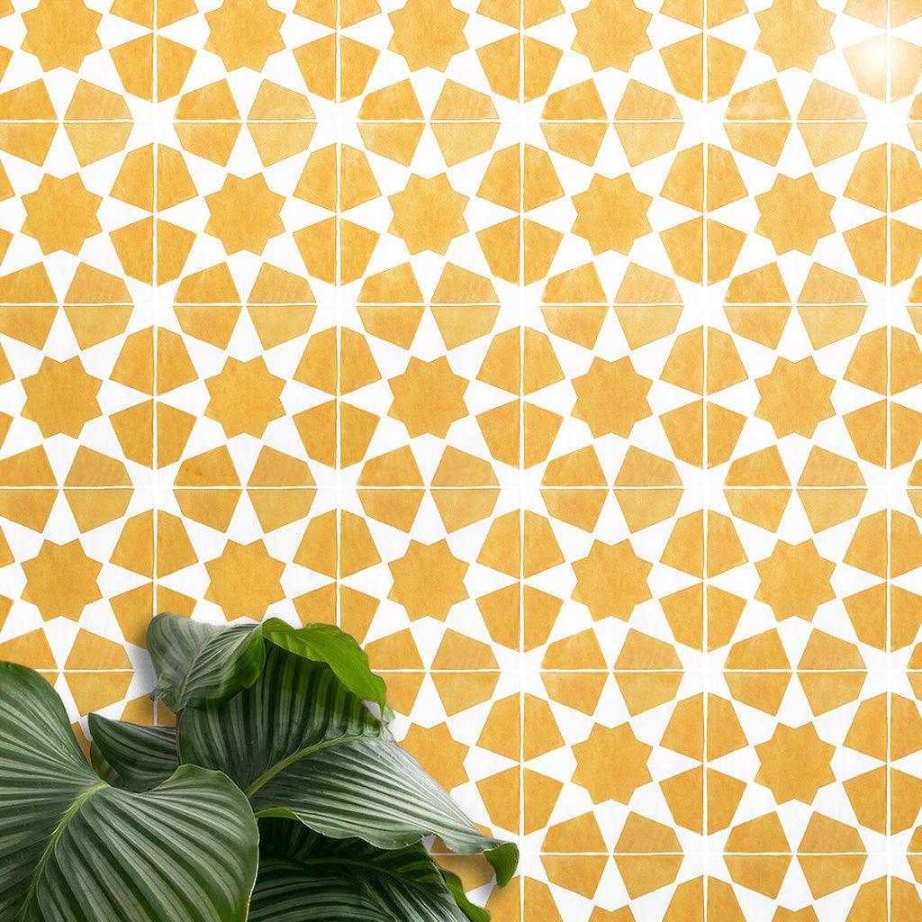 Medina Hand Painted Star Tile - Bilden Home & Hardware Market