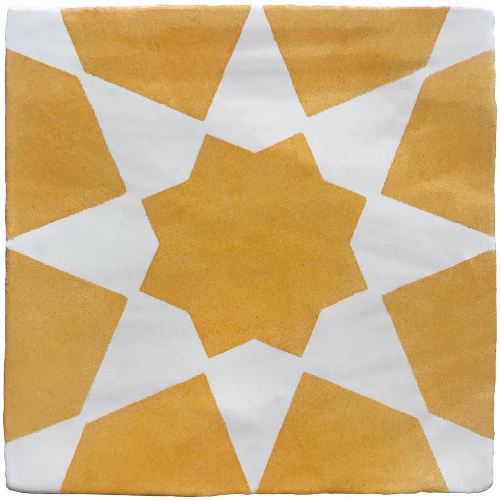 Medina Hand Painted Star Tile - Bilden Home & Hardware Market
