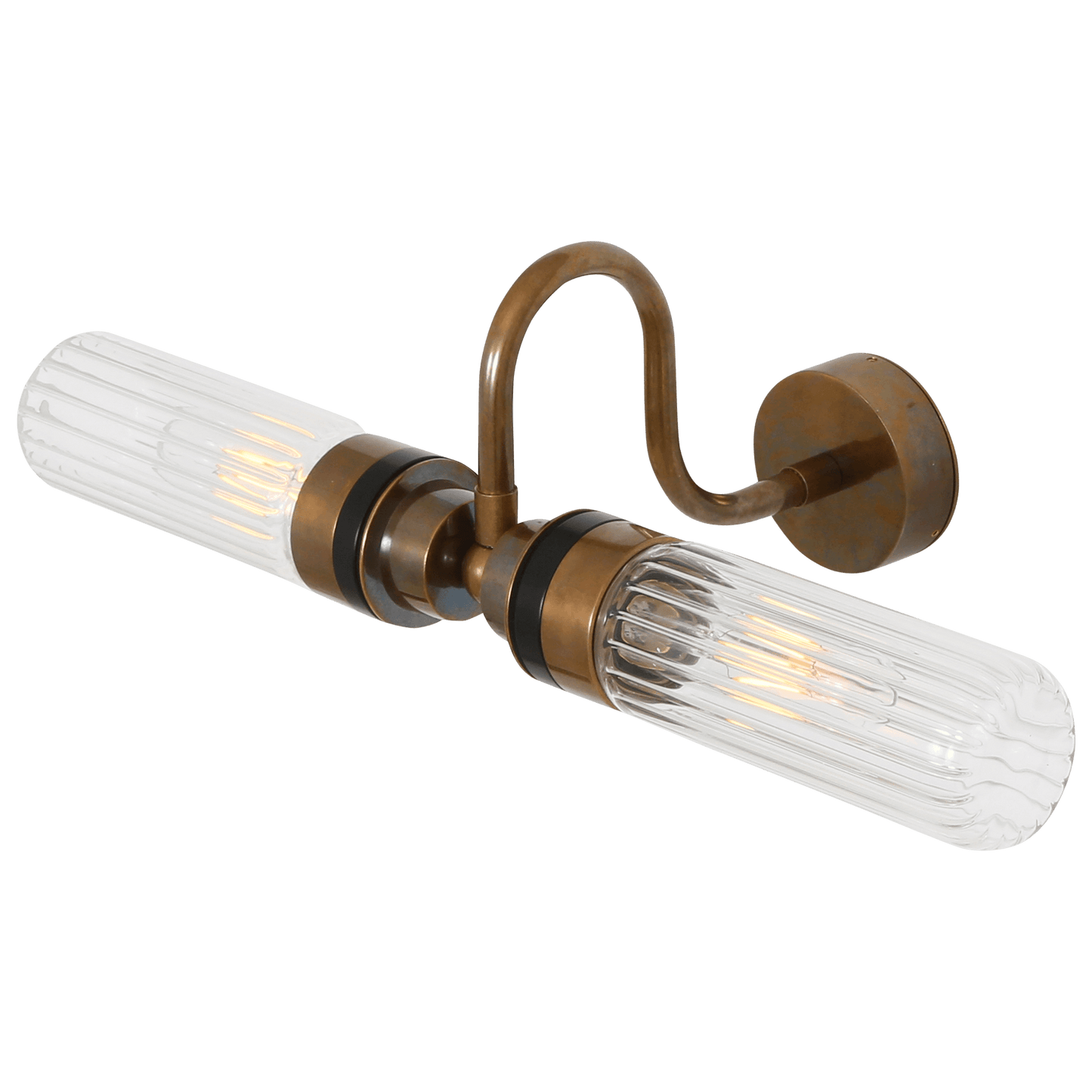 Nevis Glass Bathroom Wall Light - Bilden Home & Hardware Market