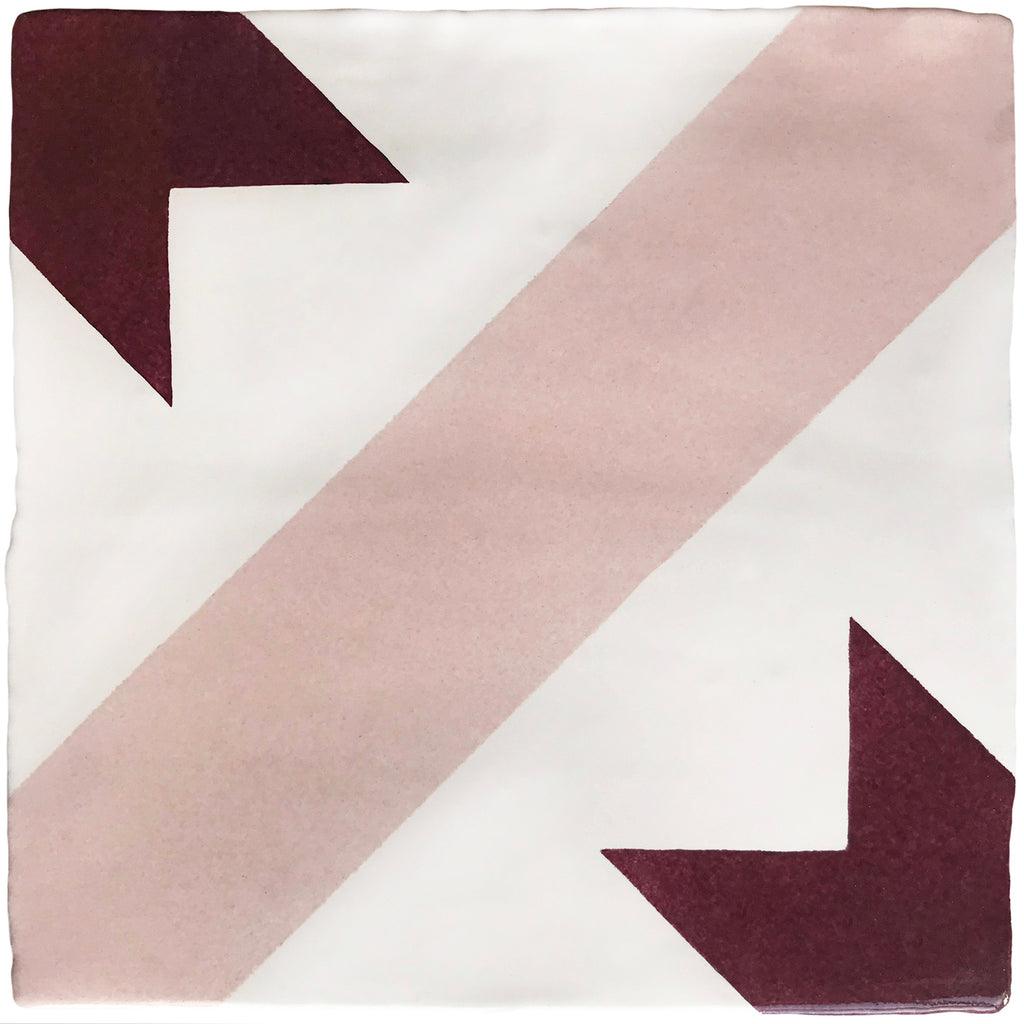 Nova Hand Painted Geometric Tile - Bilden Home & Hardware Market