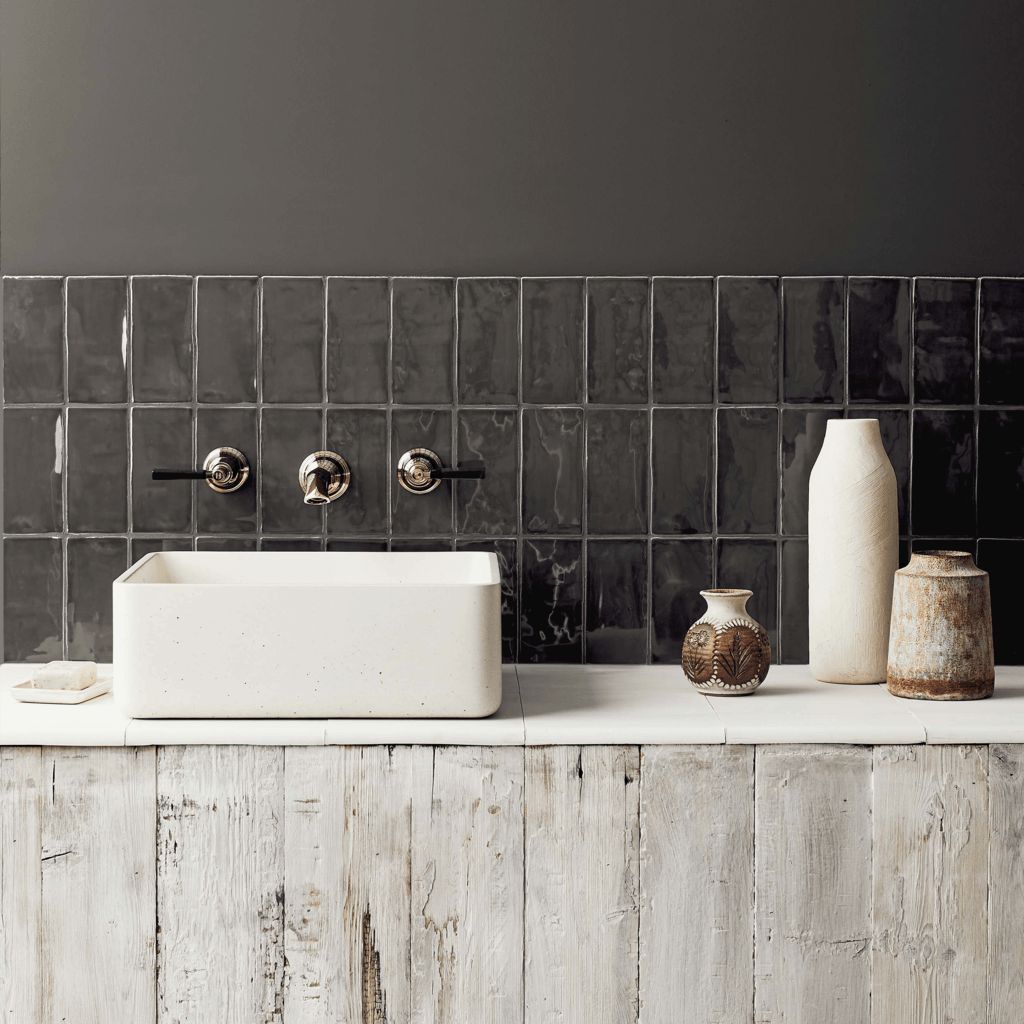 Old Iron Grey Glazed Rectangular Tiles - Bilden Home & Hardware Market
