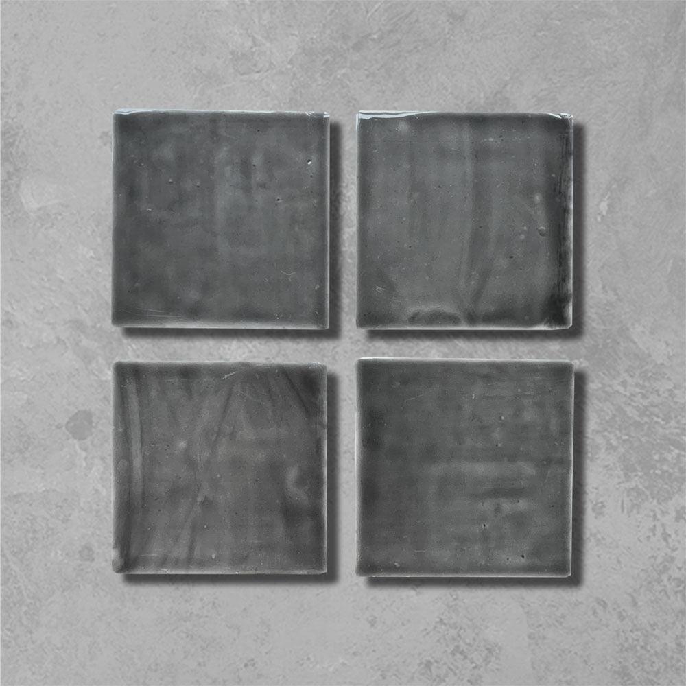 Old Iron Grey Glazed Square Tiles - Bilden Home & Hardware Market