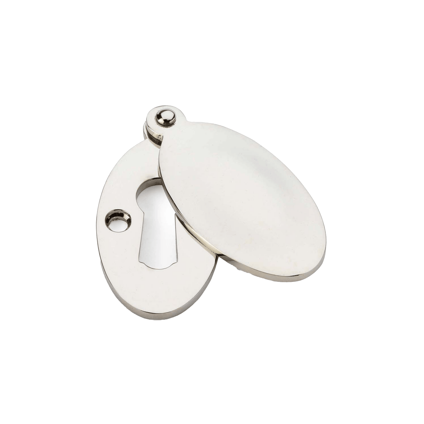 Oval Standard Profile Round Keyhole Escutcheon with Cover - Bilden Home & Hardware Market